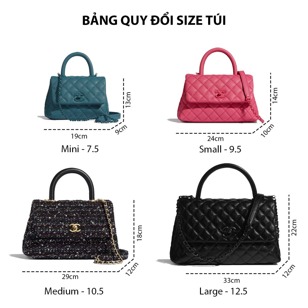 CCO LÓT TÚI Chane Coco cao cấp full Size | Khách có nhu cầu may Lót túi bất kỳ vui lòng Chat với shop