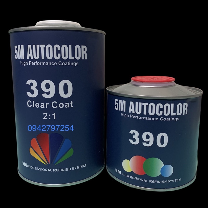 Dầu bóng 2K 390 5M AUTOCOLOR nhanh khô 2:1