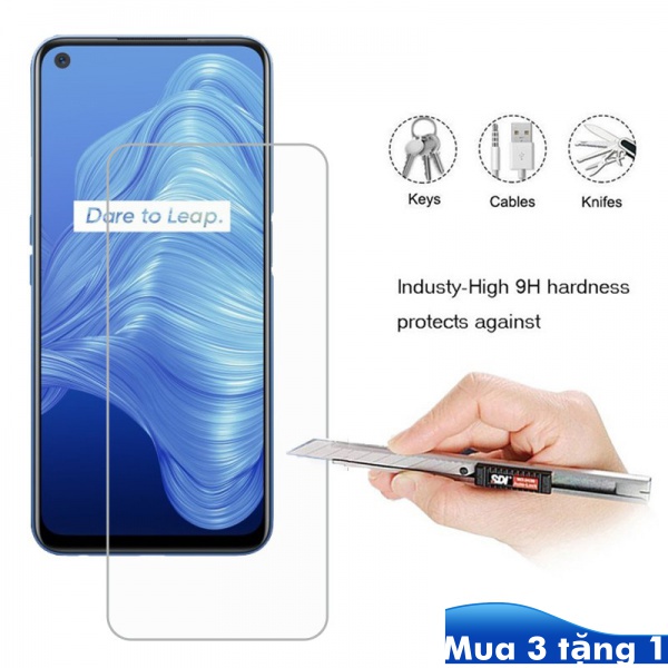 Kính Cường Lực Cho OPPO Realme Reno3 Reno4 A52 A53 A55 A71 A72 A73 A77 A79 A83 A91 A92 A93 V3 V5 7 Pro 2017 2018 2020