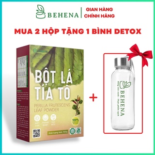 Bột tía tô nguyên chất Behena sấy lạnh công nghệ Nhật Bản giải độc gan hộp 50g
