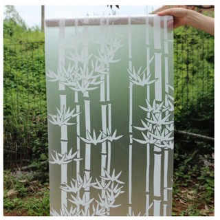 Decal dán cửa kính hình cây trúc khổ 45cm x 2m