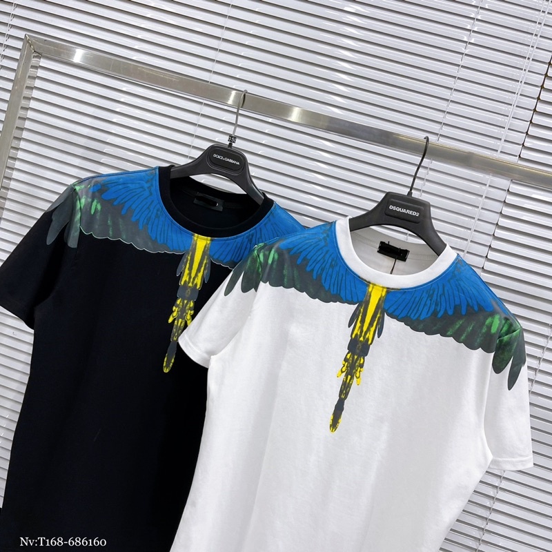 Áo thun cánh chim burlon hoạ tiết cánh chim Streetwear form rộng basic cotton oversize