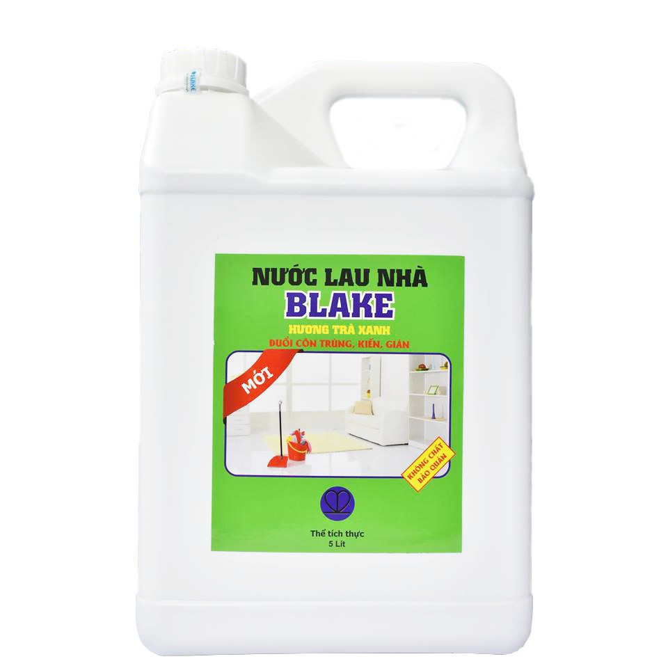 Nước lau sàn (can 5L) đuổi côn trùng, khử khuẩn 99% - BLAKE