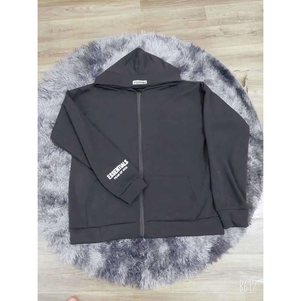 Áo khoác Hoodie ESSEN chất nỉ dây kéo form rộng thời trang Unisex nam nữ - VENUS | BigBuy360 - bigbuy360.vn