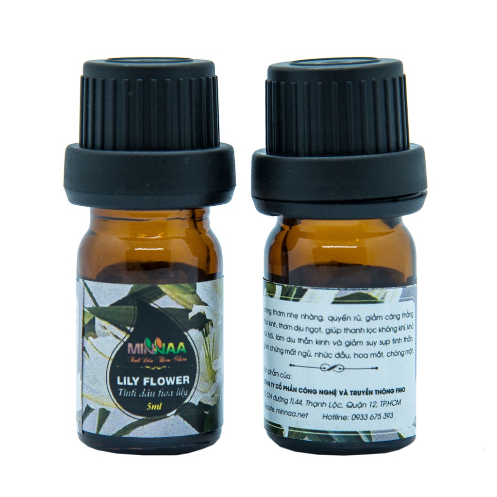 Tinh dầu nguyên chất hoa Lily 5ml thương hiệu Minnaa