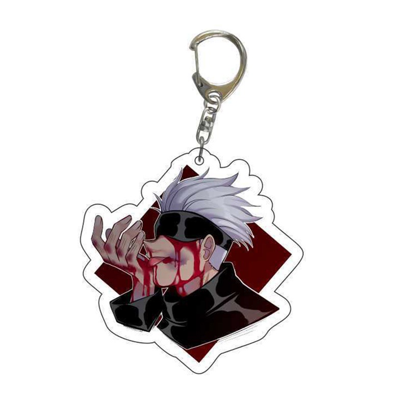 Lanfy Conjuration Móc khóa hình nhân vật anime Peripheral Five Gofu Heihui