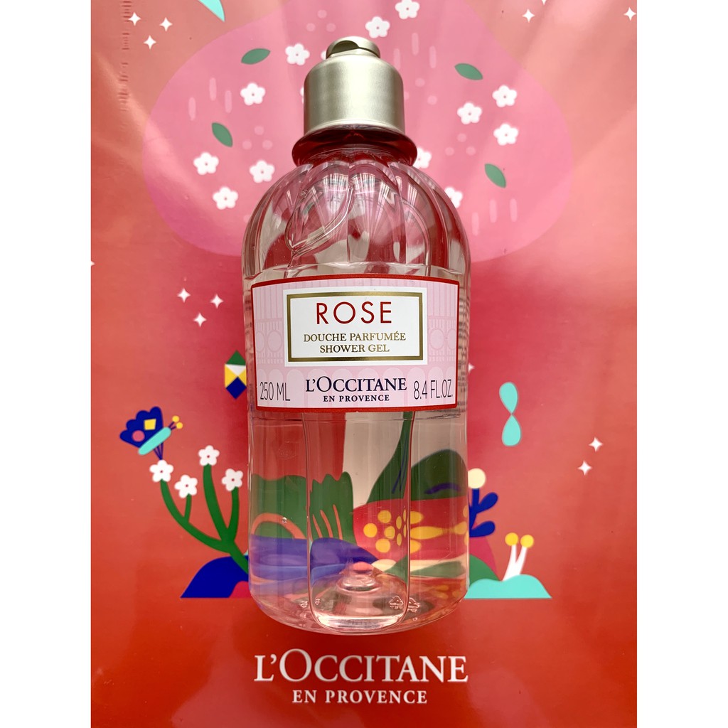 [BILL US/FR] L'Occitane Gel Tắm Hương Hoa Hồng Rose Shower Gel 250ml