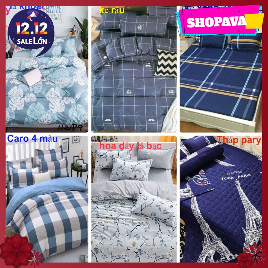Bộ ga gối 1m5 shopava07