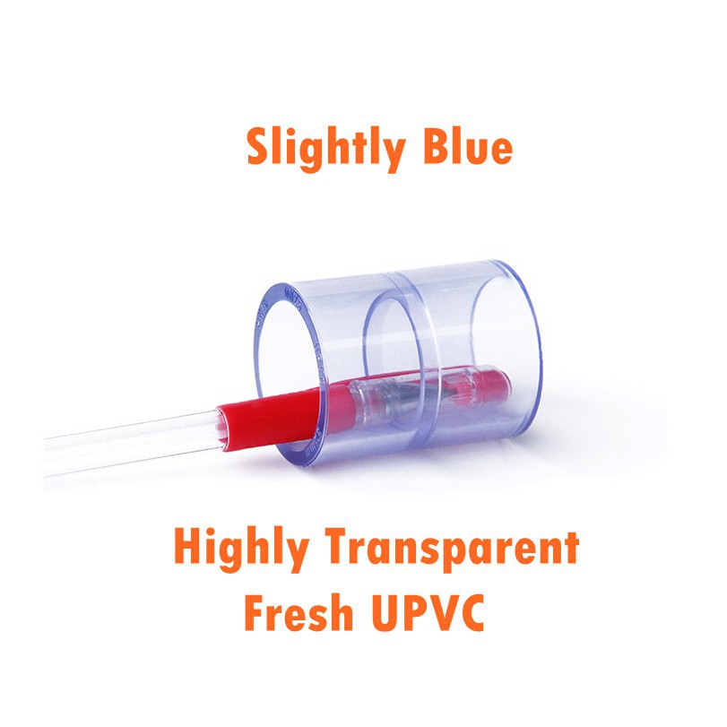 Đầu Nối Ống Nước Bằng Nhựa Pvc Trong Suốt Đường Kính 20-40mm