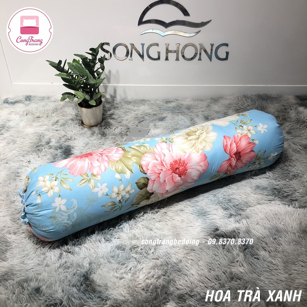 Vỏ gối ôm Cotton PL hoạt tính Nhiều Màu - Cotton Poly nhập Khẩu - Không Bai Xù, không phai màu (30cm x 100cm) | BigBuy360 - bigbuy360.vn