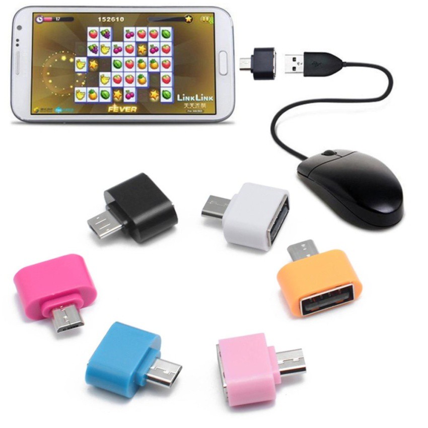 Đầu Chuyển Đổi Usb Mini Otg Cho Xiaomi Htc Samsung Huawei