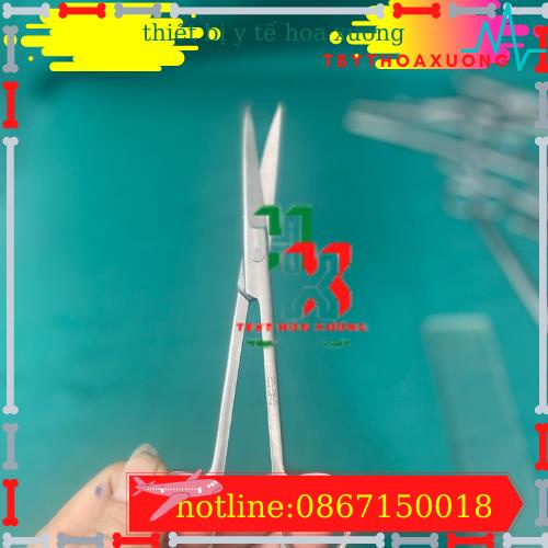 [Hàng Chính Hãng] Kéo Y Tế Cong Nhọn 2 Đầu 18cm - Pakistan