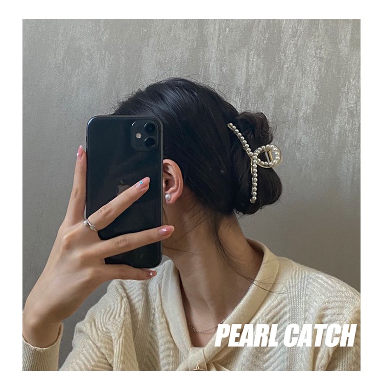 Kẹp tóc, kẹp càng cua đính hạt hàng chuẩn----Loại đep----