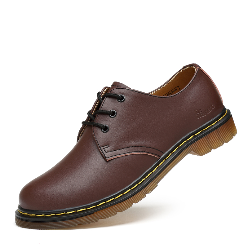 DR.MARTENS Giày Bốt Da Cổ Cao Thời Trang Cổ Điển Cho Nam Nữ (1461)