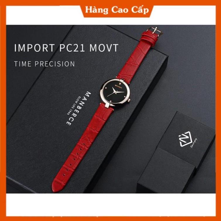 Đồng Hồ Nữ SANDA JAPAN 196 Dây da cao cấp - Tặng kèm hộp & Pin | BigBuy360 - bigbuy360.vn