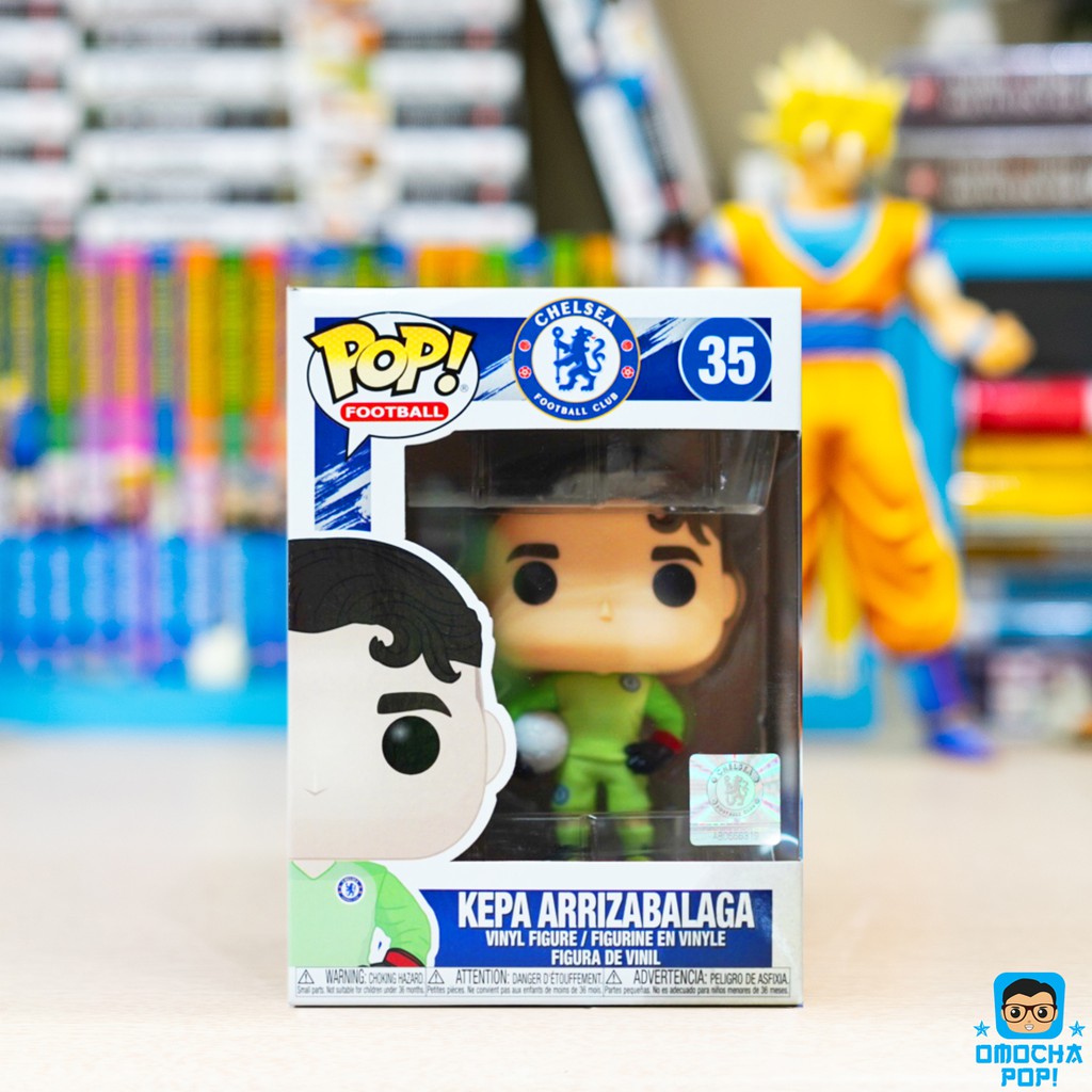 Mô Hình Chính Hãng Funko Pop Football: Chelsea - Kepa Arrizabalaga hộp xấu 7/10