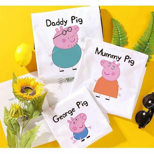 Áo gia đình heo peppa