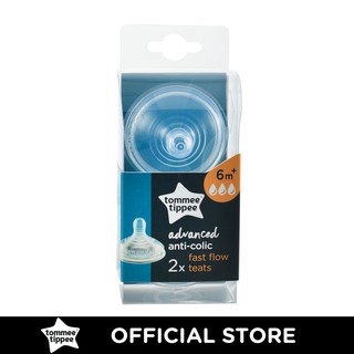 Núm ty Tommee Tippee Fast Flow trên 6 tháng (vỉ 2 cái) – Advanced Anti-Colic