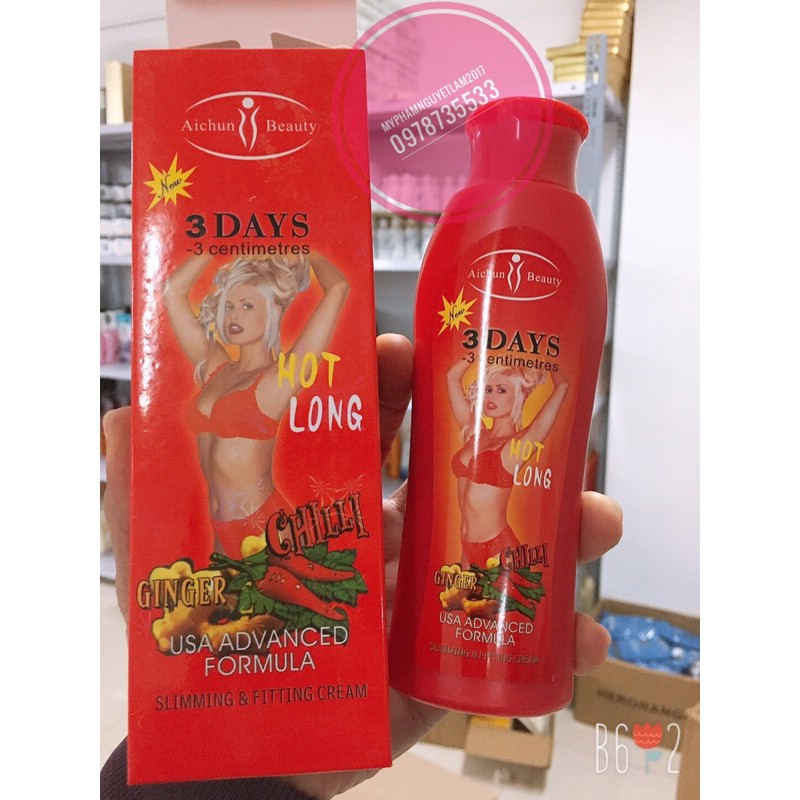 Kem tan mỡ 3 Days