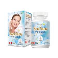 BoniSnow+ hỗ trợ làm trắng da, giảm thâm nám tàn nhang, hạn chế lão hóa, giảm nếp nhăn (lọ 20 viên)