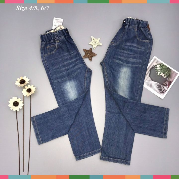 [Sale Hàng Lẻ Size] Quần Jean Dài Bé Trai, Hàng Made In VN Và Hàng Xuất, Chất Jean Đẹp, Mặc Lên Rất Thoải Mái