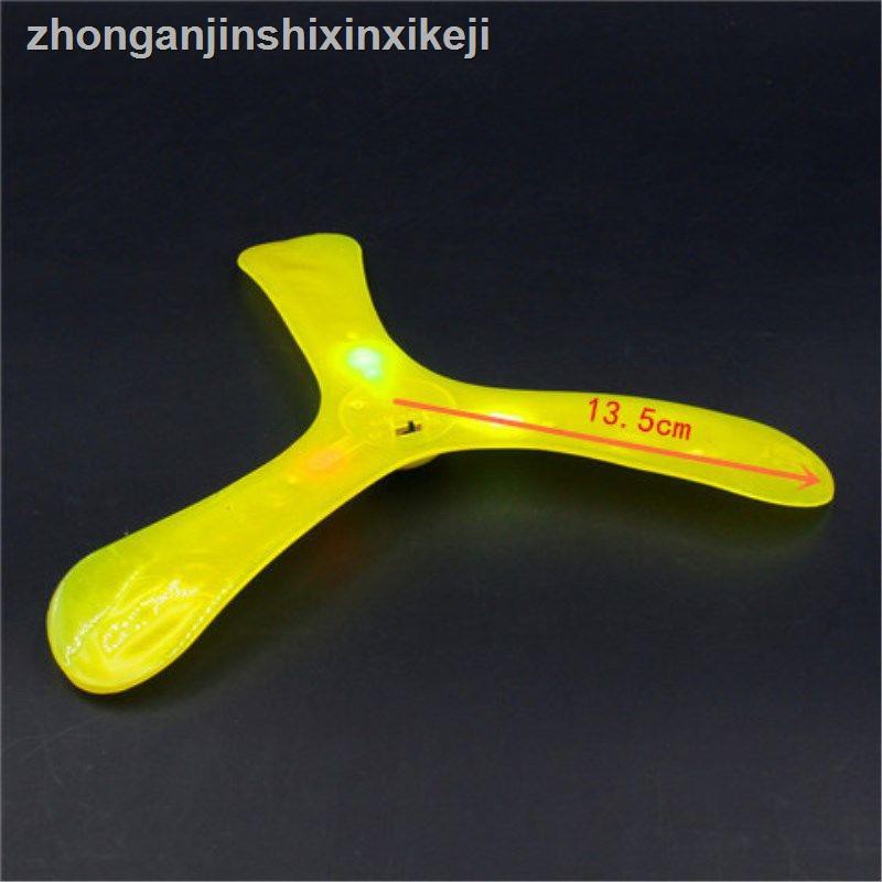 Đồ chơi boomerang màu dạ quang có 3 cánh chất lượng cao