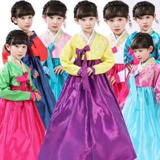 Ảnh thật-S12. Hanbok cho bé gái. Hàng đặt trước 8 ngày.