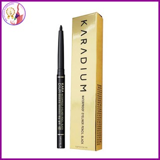 Chì kẻ mắt chống trôi karadium waterproof eyeliner pencil black