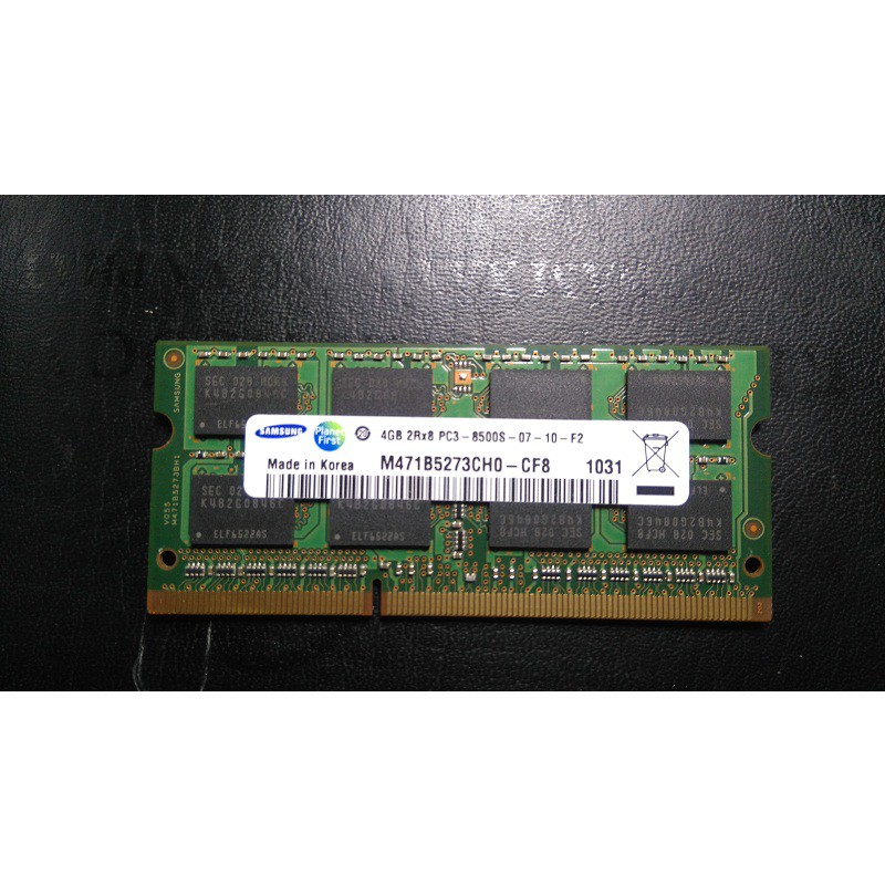 Ram Laptop DDR3 4gb bus 1066 - 8500s, chính hãng bảo hành 3 năm