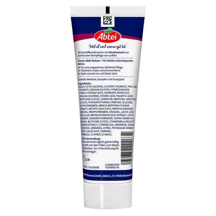 Kem bôi giãn tĩnh mạch Abtei Venen Aktiv 125ml nội địa Đức - Shop Dalavii