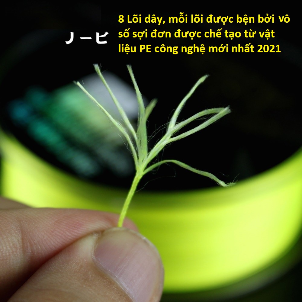 Dây Dù Câu Cá Noeby 150m,8 Lõi Lụa Đức Cao Cấp Siêu Khỏe