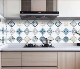 Giấy dán bếp chịu nhiệt hoa văn siêu đẹp