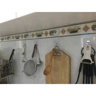 [ Trợ giá] Combo 10 Móc Dán Cường Lực Trong Suốt