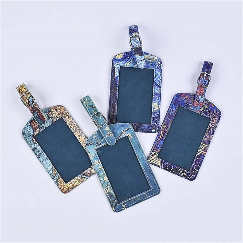 Set 2 Bao Da Bọc Hộ Chiếu Màu Cầu Vồng Xinh Xắn