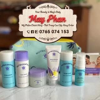 Thanh lí các set mini dầu gội toner tẩy trang sữa rửa mặt kem đêm Nutricentials