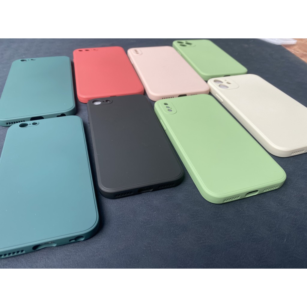 ỐP LƯNG IPHONE CHỐNG BẨN- Ốp mềm cạnh vuông nguyên bản cho iPhone 11/11pro/11Promax/Xsmax/X/Xs/7plus/8plus/6plus/6splus