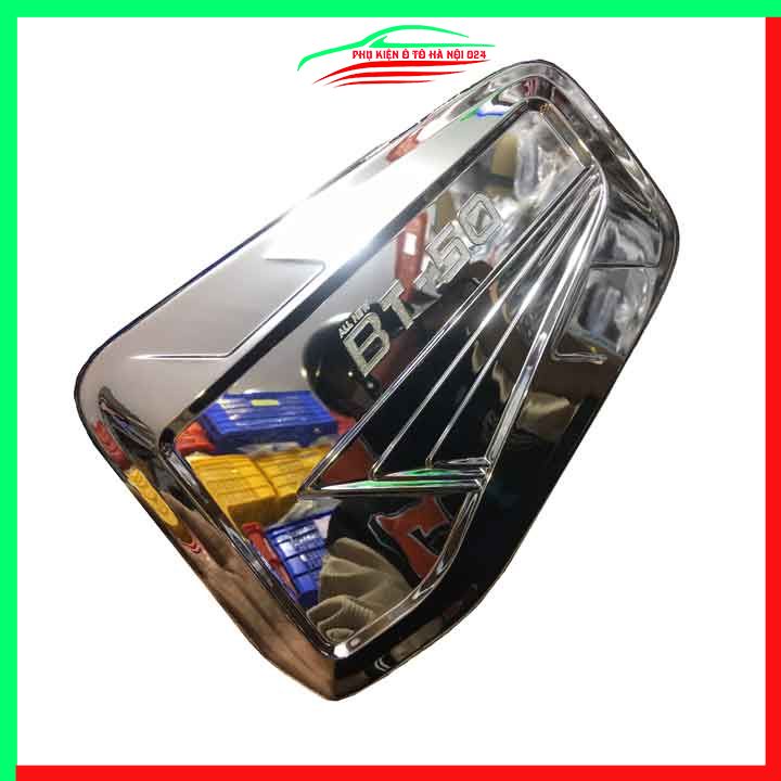 Ốp nắp xăng BT50 BT-50 2022-2023 mạ crom bảo vệ chống trầy trang trí ô tô