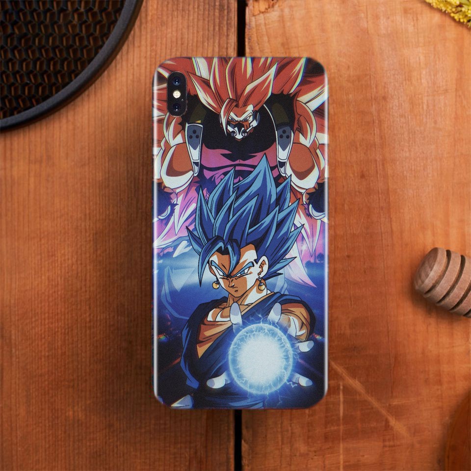 Miếng Dán Skin Điện Thoại ❤️ In Hình Goku Gogeta Blue Cho Iphone 6/ 7/ 8/ X/ XS/ 11/ 11 Pro Max Và Các Dòng Máy Android
