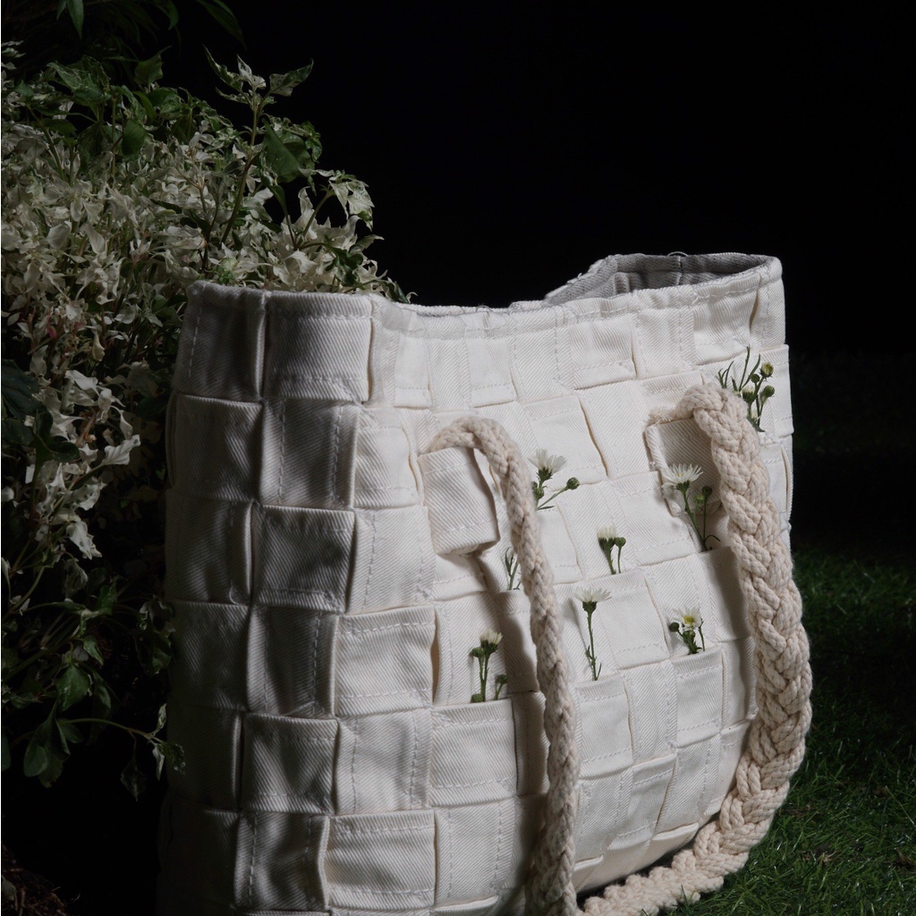 TÚI TOTE CRAFTED DENIM TOTE COLLECTION 3