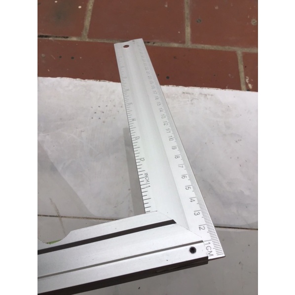 Thước Ke góc vuông bằng nhôm 30cm Kapusi