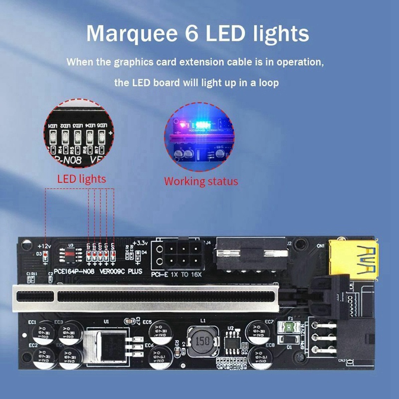 1 card chuyển đổi mở rộng VER009C PLUS USB3.0 PCI-E | BigBuy360 - bigbuy360.vn