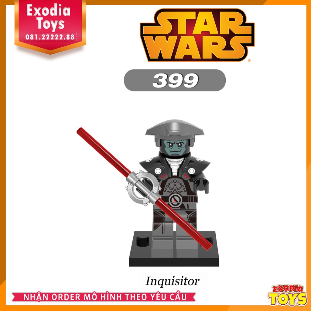 Xếp hình Minifigure Star Wars Chiến Tranh Giữa Các Vì Sao - Đồ Chơi Lắp Ghép Sáng Tạo - XINH X0132