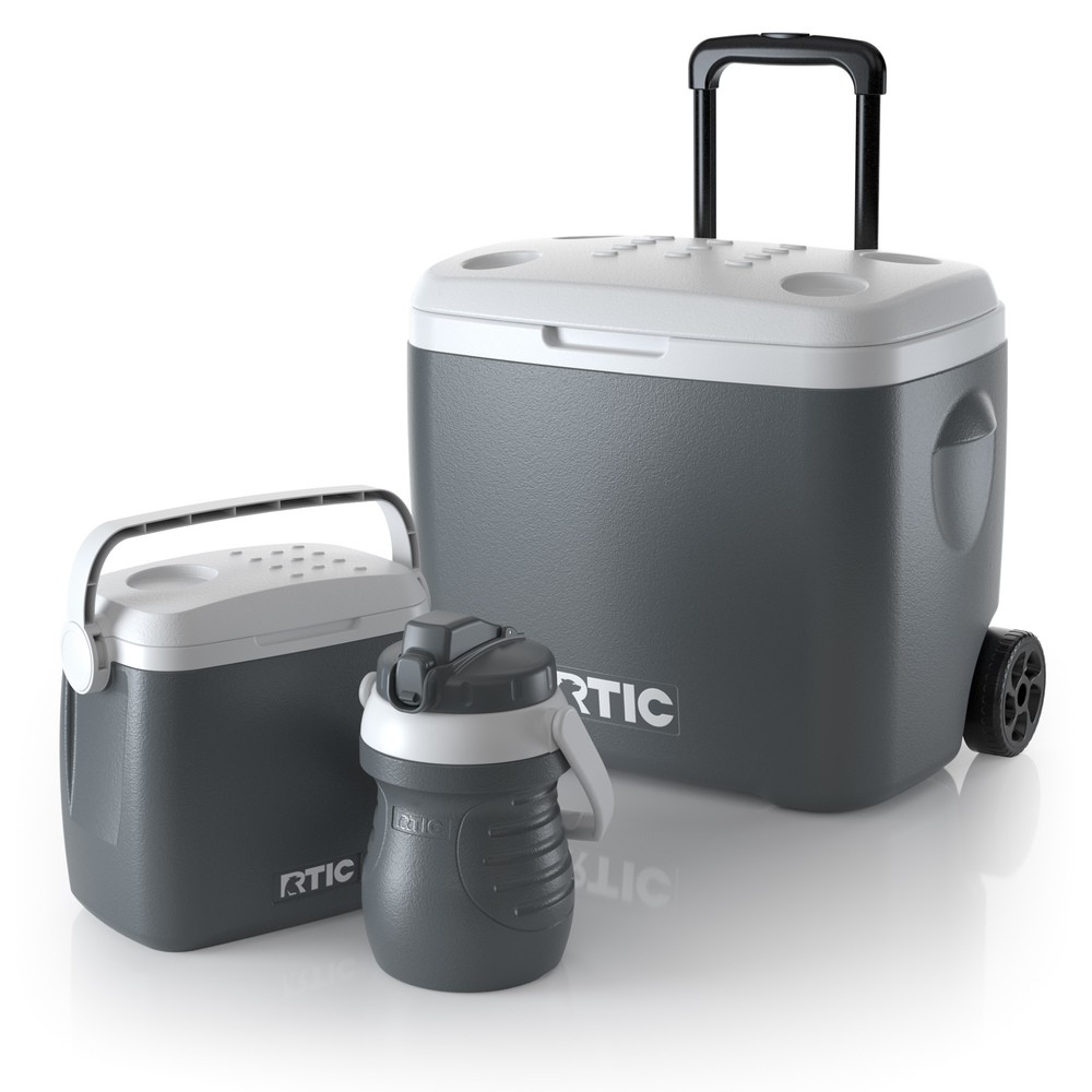 Thùng đá giữ nhiệt Mỹ RTIC BaseCamp Bundle (47 lít + 7,5 lít) và 01 Bình giữ nhiệt 1,9 lít ,RTIC Cooler luckily172