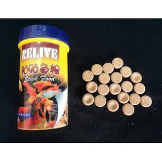 Thức ăn viên dán hãng ReLive - 50g chuyên dùng cho cá thủy sinh