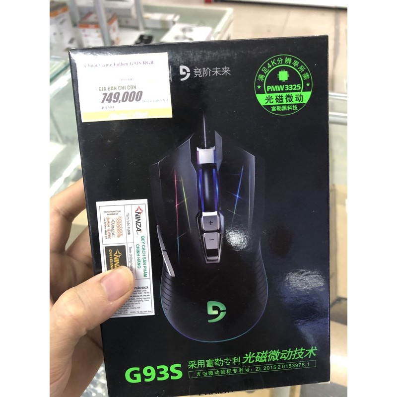 chuột game fulhen G93S RGB ( tặng kèm bàn di chuột)