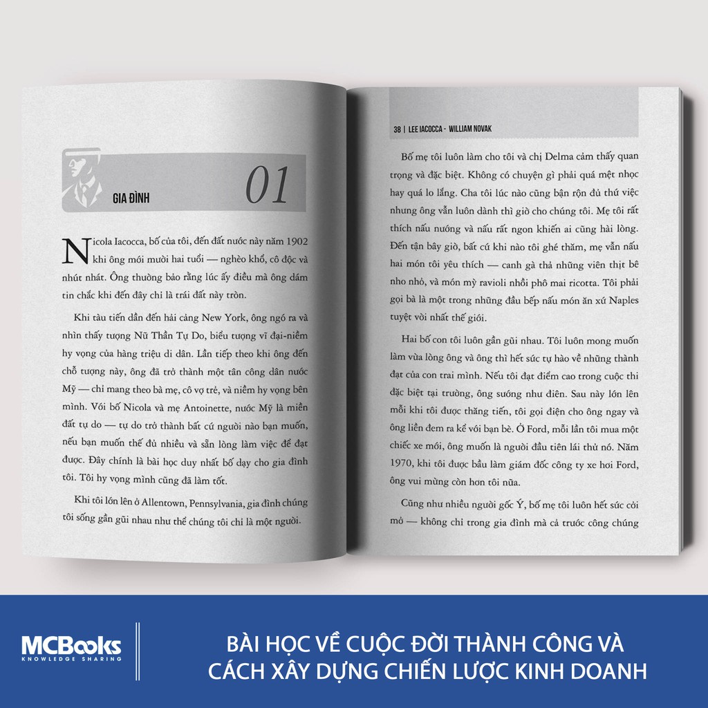 Sách - Iacocca: Đời Kinh Doanh – Bí Mật Phía Sau Thành Công Của Ông Trùm Xe Hơi Nước Mỹ - BizBooks