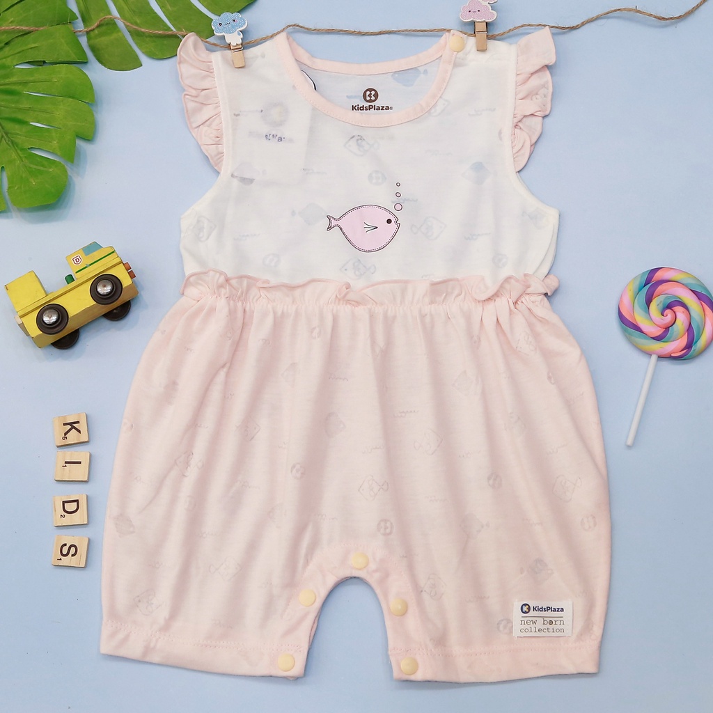 Body ba lỗ in hình cá Kids Plaza HN21H (Hồng)