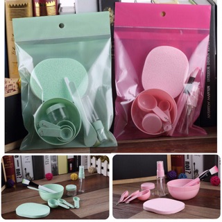 Bộ chén cọ trộn mặt nạ 9 món