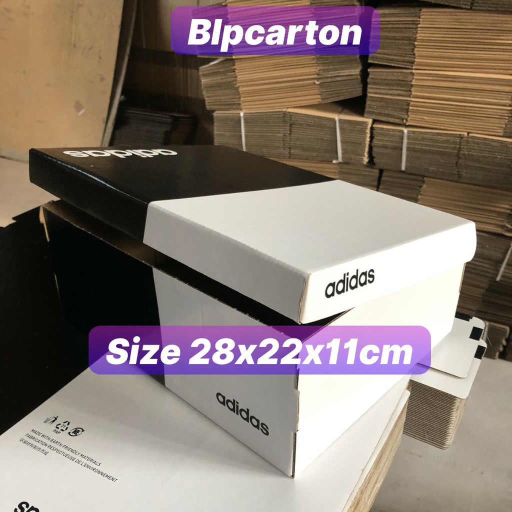 Hộp giày adidas size 28x22x11cm bộ 10 hộp carton