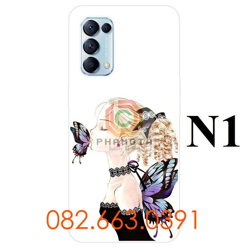 Ốp lưng Oppo Reno 5 4G / 5G dẻo in hình dễ thương (p1)